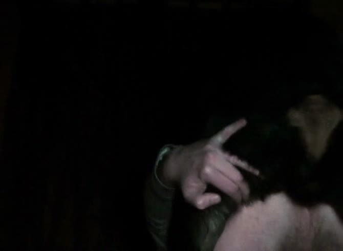 Video :Late night dog sex with amateur k9 lady